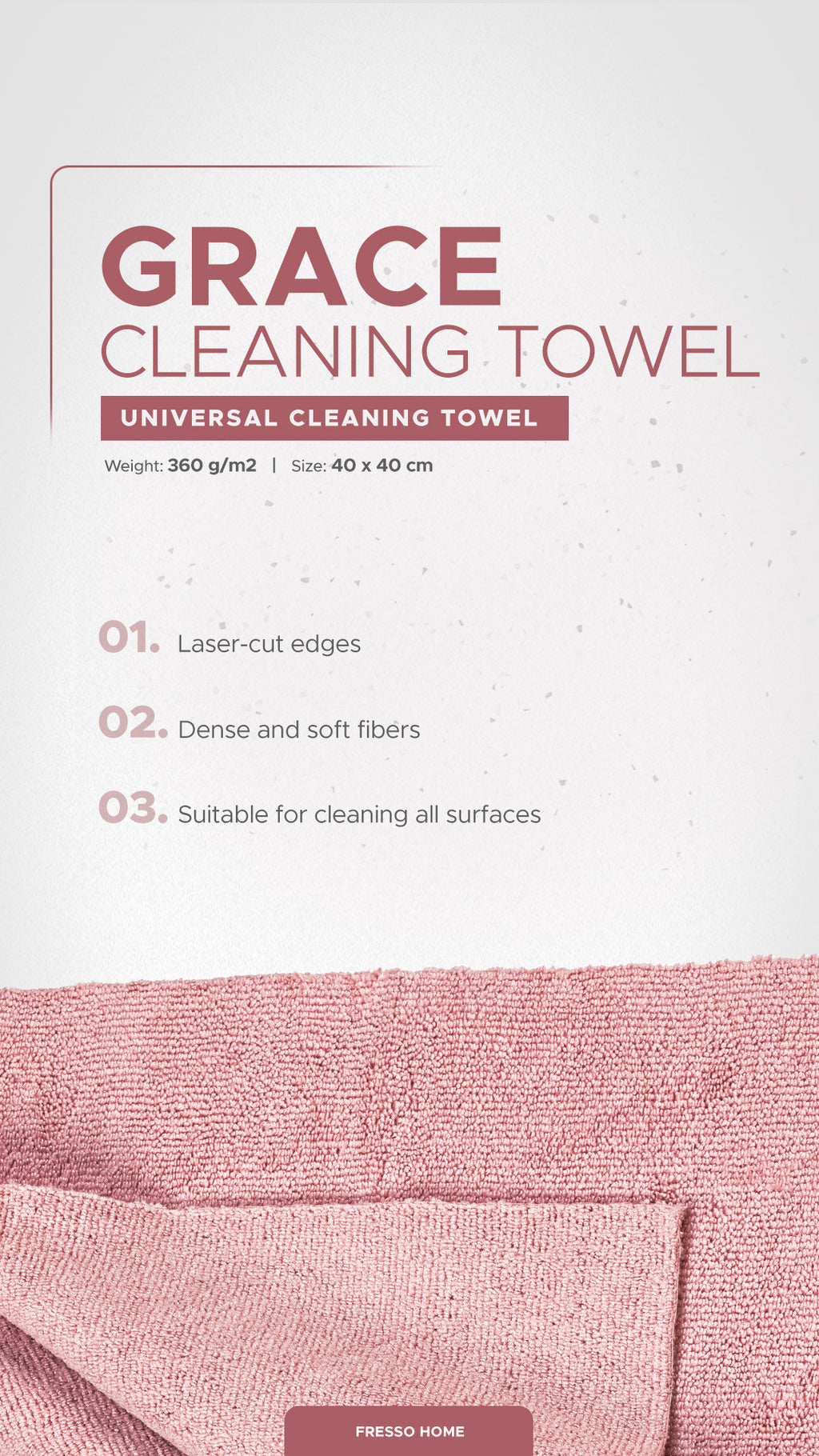 Fresso Home Grace Cleaning Towel