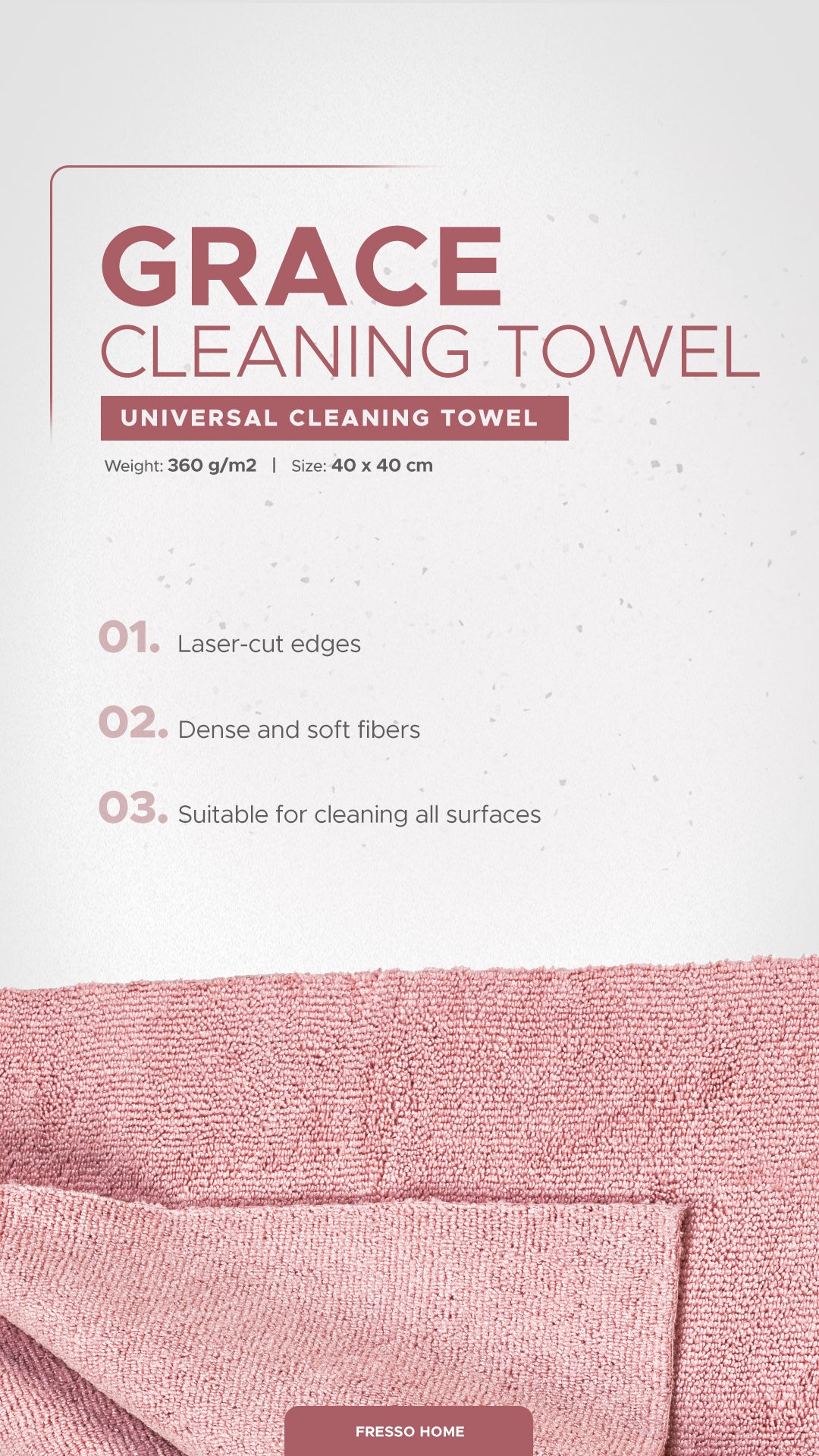 Fresso Home Grace Cleaning Towel