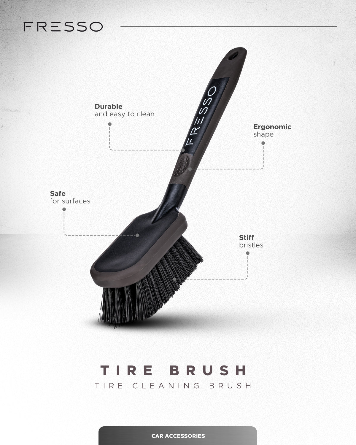 Fresso Tire and Wheel Brush SET
