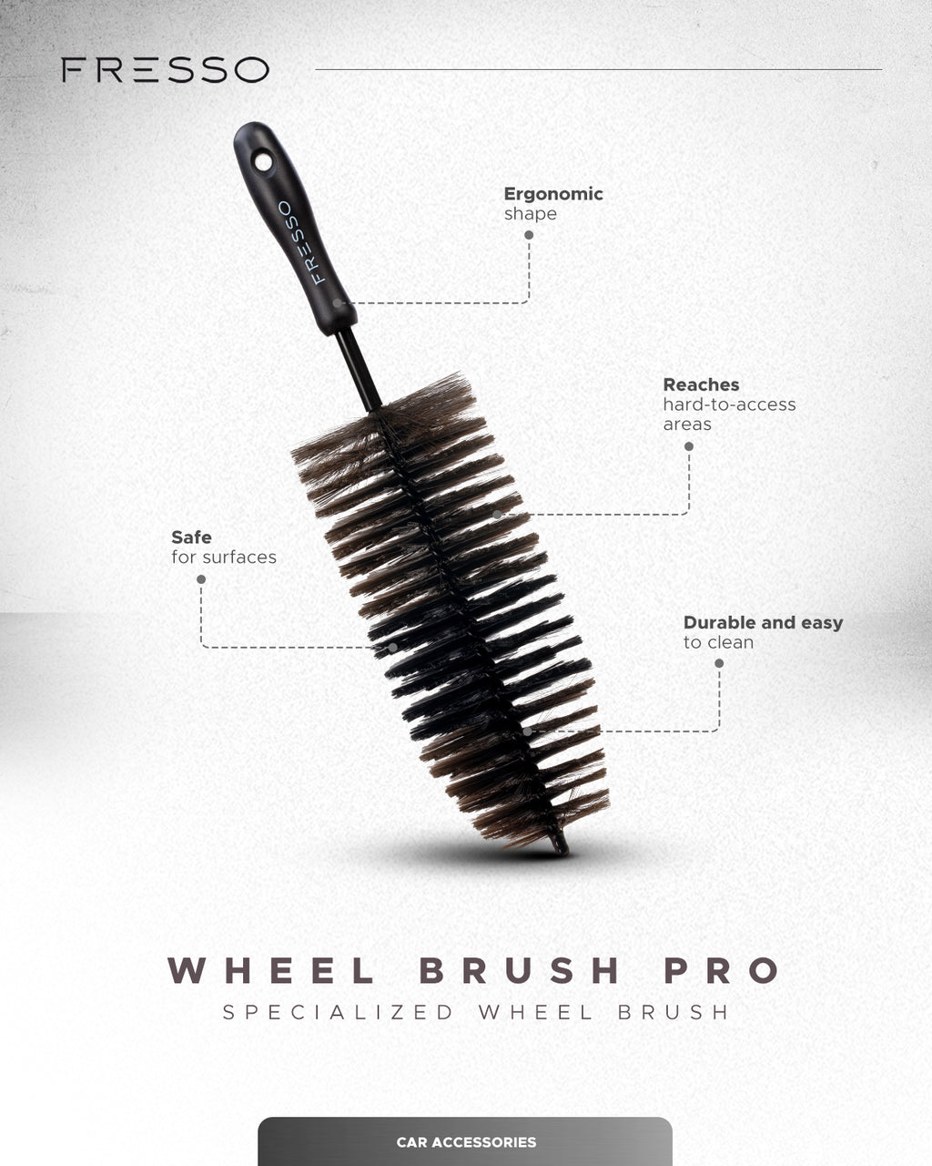 Fresso Wheel Brush PRO